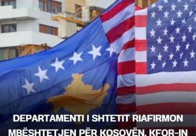 Departamenti i Shtetit riafirmon mbështetjen për Kosovën, KFOR-in dhe transformimin e FSK-së