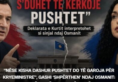 “Nëse kisha dashur pushtet do të garoja për kryeministre”, Gashi ‘shpërthen’ ndaj Osmanit: Dembele, sipërfaqësore, vetëlavdëruese, ka synim për…