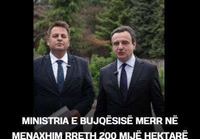 Ministria e Bujqësisë merr në menaxhim rreth 200 mijë hektarë prona pyjore