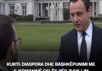 Kurti: Diaspora dhe bashkëpunimi me Gjermaninë çelës për zhvillim ekonomik