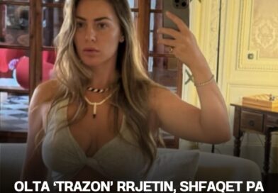 Olta ‘trazon’ rrjetin, shfaqet pa të brendshme në publik