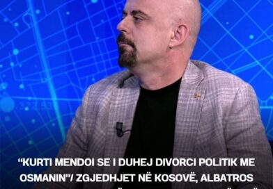 “Kurti mendoi se i duhej divorci politik me Osmanin”/ Zgjedhjet në Kosovë, Albatros Rexhaj analizon në ‘Top Story’: Lufta është mes LVV dhe PDK