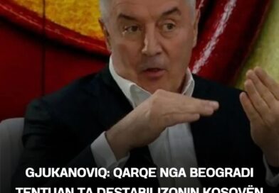 Gjukanoviq: Qarqe nga Beogradi tentuan ta destabilizonin Kosovën dhe ta komprometonin KFOR-in