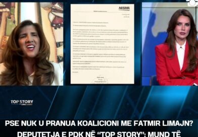 Pse nuk u pranua koalicioni me Fatmir Limajn? Deputetja e PDK në “Top Story”: Mund të bashkëpunojmë në të ardhmen, por…