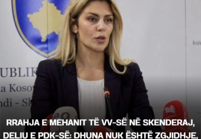 Rrahja e Mehanit të VV-së në Skenderaj, Deliu e PDK-së: Dhuna nuk është zgjidhje, por as akuzat sistematike jo