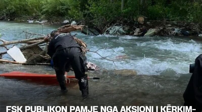 FSK publikon pamje nga aksioni i kërkim-shpëtimit në Lumbardhin e Deçanit, gjendet trupi i pajetë i 55-vjeçares