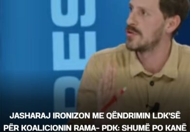 Jasharaj ironizon me qëndrimin LDK’së për koalicionin Rama- PDK: Shumë po kanë sens për humor kohëve të fundit