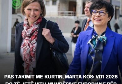 Pas takimit me Kurtin, Marta Kos: Viti 2026 do të jetë viti i mundësive evropiane për Kosovën
