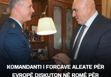 Komandanti i Forcave Aleate për Evropë diskuton në Romë për aktivitetet e NATO-s në Kosovë