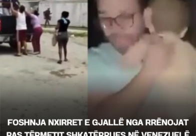 Foshnja nxirret e gjallë nga rrënojat pas tërmetit shkatërrues në Venezuelë (VIDEO)