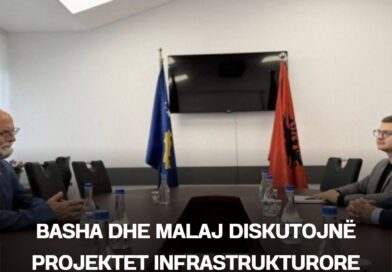 Basha dhe Malaj diskutojnë projektet infrastrukturore Kosovë-Shqipëri