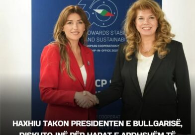 Haxhiu takon presidenten e Bullgarisë, diskutojnë për hapat e ardhshëm të Kosovës në procesin e integrimit evropian