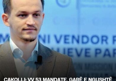 Cakolli: VV 53 mandate, garë e ngushtë PDK–LDK për mandatin e fundit