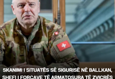 Skanimi i situatës së sigurisë në Ballkan, Shefi i Forcave të Armatosura të Zvicrës vizitë në Kosovë e Bosnje