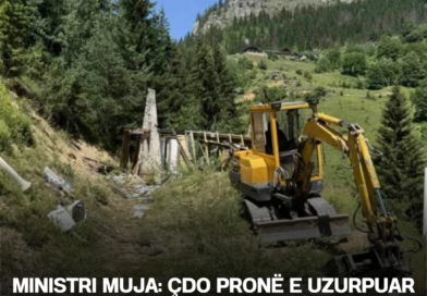 Ministri Muja: Çdo pronë e uzurpuar do t’i kthehet Ministrisë