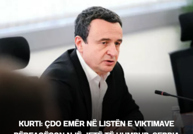 Kurti: Çdo emër në listën e viktimave përfaqëson një jetë të humbur, Serbia duhet të hapë arkivat për krimet e luftës