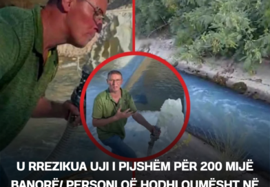​U rrezikua uji i pijshëm për 200 mijë banorë/ Personi që hodhi qumësht në Bistricë përballet me padi