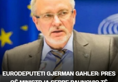 Eurodeputeti gjerman Gahler: Pres që ministrja serbe Paunoviq të shkarkohet