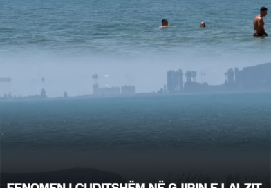 Fenomen i çuditshëm në Gjirin e Lalzit, pamjet bëhen virale (Video)