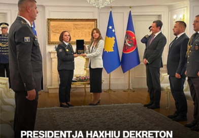 Presidentja Haxhiu dekreton gjeneralët e rinj të FSK-së