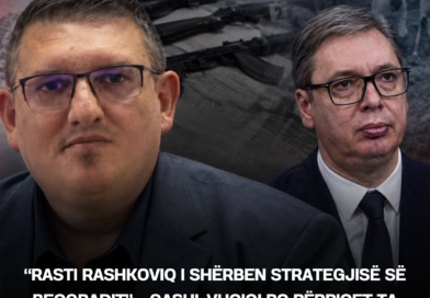 “Rasti Rashkoviq i shërben strategjisë së Beogradit” – Gashi: Vuçiqi po përpiqet ta zhvendosë narrativën nga krimet e luftës