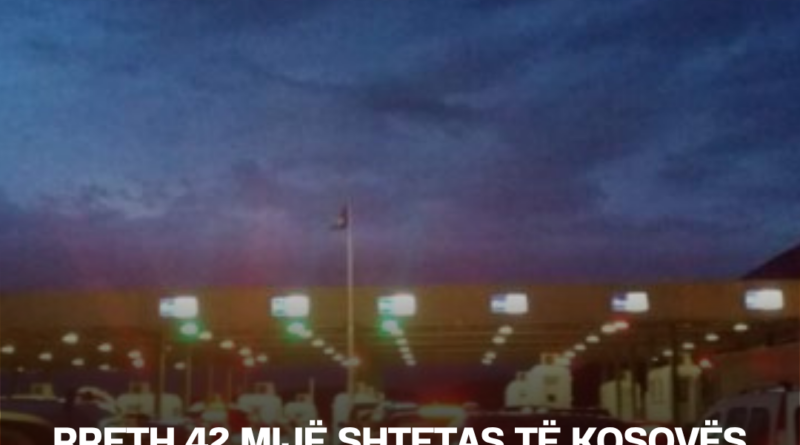 Rreth 42 mijë shtetas të Kosovës kanë hyrë në Shqipëri gjatë dy ditëve të fundjavës