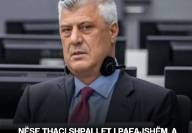 Nëse Thaçi shpallet i pafajshëm, a lirohet menjëherë?