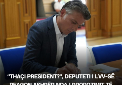 “Thaçi president?”, deputeti i LVV-së reagon ashpër ndaj propozimit të Haradinajt – ka një mesazh të fortë