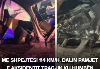 Me shpejtësi 114 km/h, dalin pamjet e aksidentit tragjik ku humbën jetën tre persona në Durrës