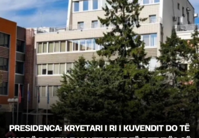 Presidenca: Kryetari i ri i Kuvendit do të marrë postin e ushtruesit të detyrës së presidentit