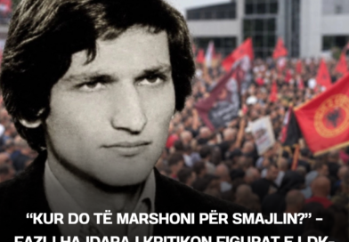 “Kur do të marshoni për Smajlin?” – Fazli Hajdaraj kritikon figurat e LDK-së pas “Marshit për Liri”