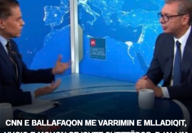 CNN e ballafaqon me varrimin e Mlladiqit, Vuçiq e mohon se ishte shtetëror: Djali im shkoi privatisht, unë jam demokrat