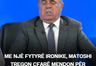 Me një fytyrë ironike, Matoshi tregon çfarë mendon për Qeverinë Kurti 4