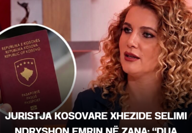 Juristja kosovare Xhezide Selimi ndryshon emrin në Zana: “Dua emër shqiptar, jo arab”