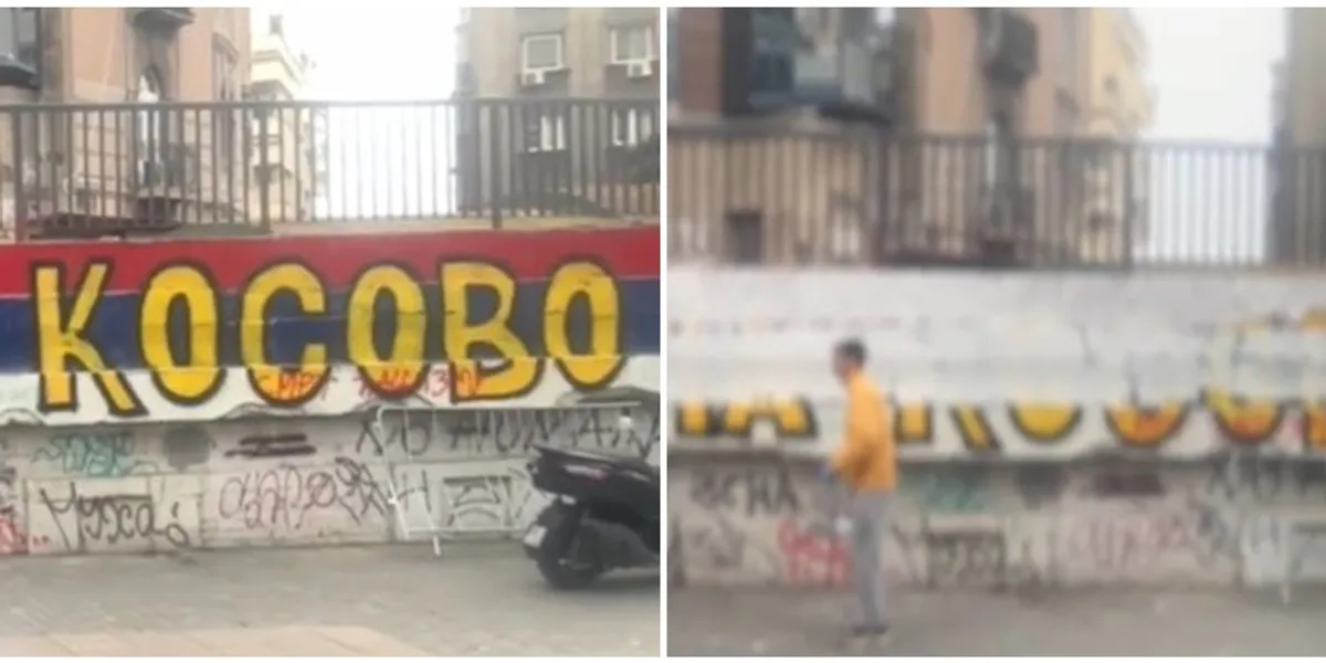 Për herë të parë në Serbi  studentët fshijnë grafitin  Kur ushtria të kthehet në Kosovë 