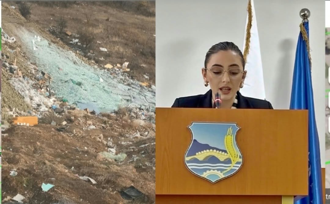 SKANDALI NË VUSHTRRI  Mbeturina qelqi hidhen dhe mbulohen me dhe në Kodrën e Banjskës   Drita Dibrani kërkon hetim nga Prokuroria