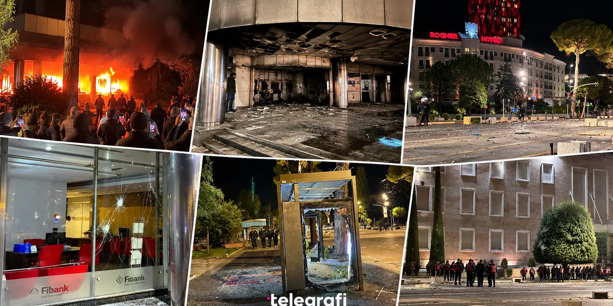 Tensione në Tiranë  policia ndjek protestuesit në rrugët e kryeqytetit