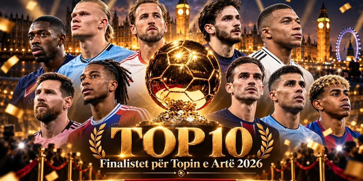 Zbulohen dhjetë finalistët për Topin e Artë 2026  mes tyre Kane  Mbappe  Yamal  por edhe Messi