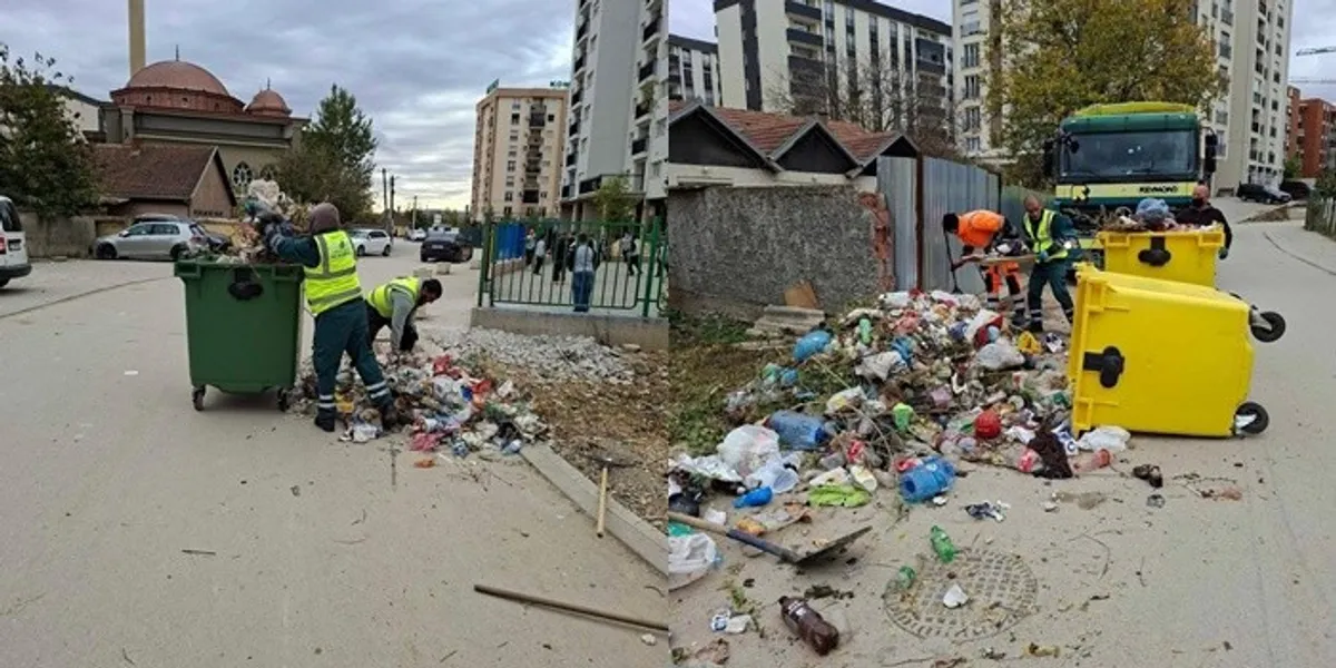 NPL  Fushë Kosova  pastron hapësirat publike pranë shkollës  Mihal Grameno  dhe në Sllatinë