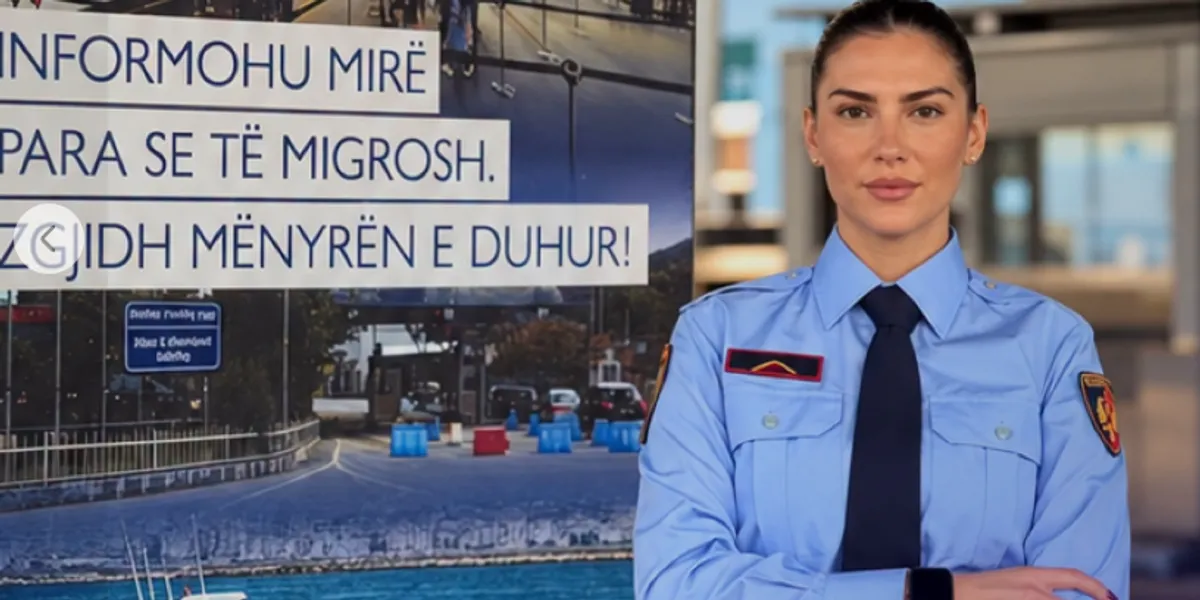U largua nga Franca për të ndjekur ëndrrën e saj  sot mban me krenari uniformën e Policisë